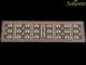 এসএমডি 3535 3x8 24 ডাব্লু স্ট্রিট লাইটের জন্য এলইডি লেন্স অ্যারে অপটিকাল পিসি